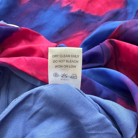 Majorelle NWOT Boston Midi Dress in Tye Dye Multi Size XS - Picture 9 of 10